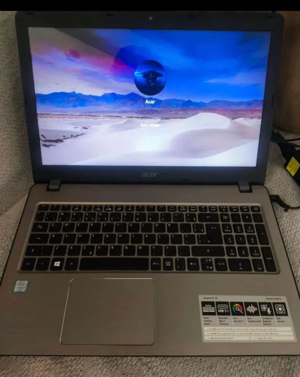 Notebook Acer tela de 15 Core i5 