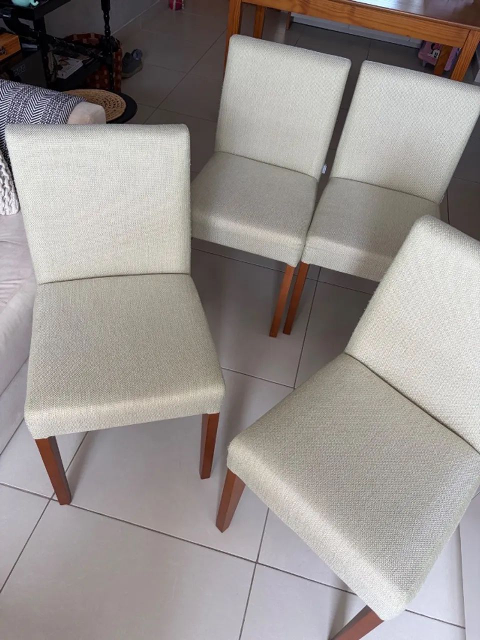 Conjunto de 4 cadeiras de jantar tokstok