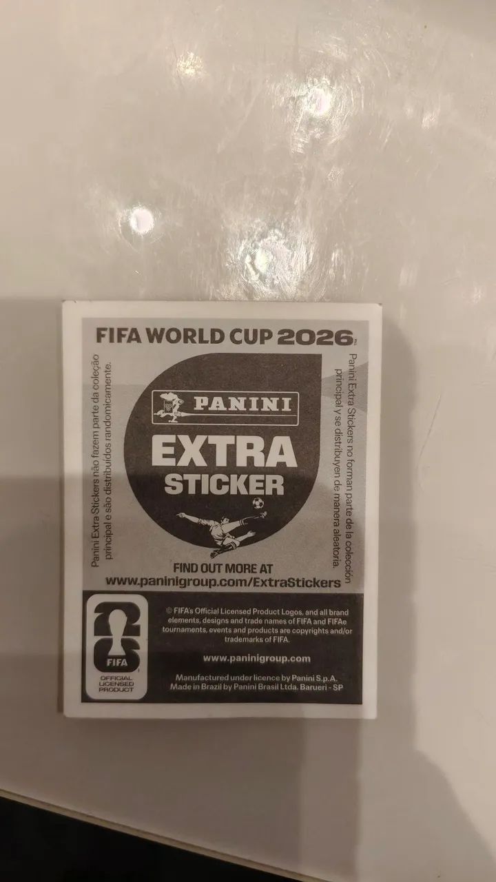 Figurinha pra vender Extra sticker 