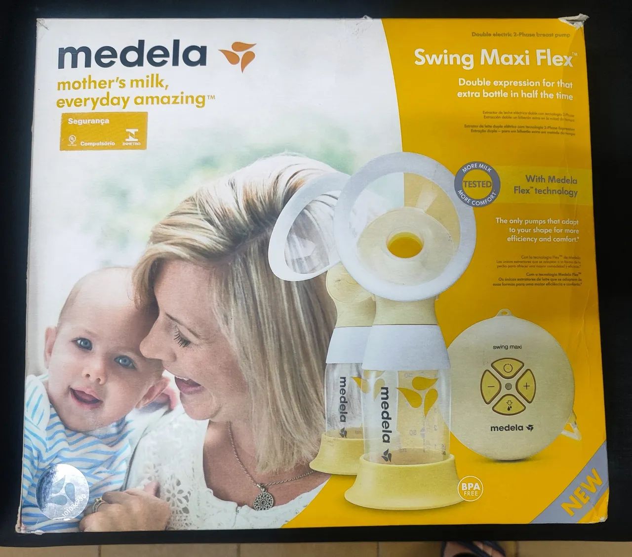 Extrator de Leite Medela Swing Maxi Flex com Sutiã - Foto 4