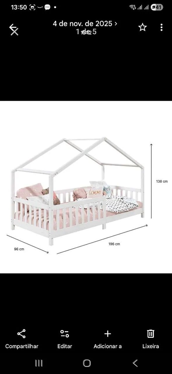 Cama montessori solteiro king maciça + colchão apolospuma - Foto 2