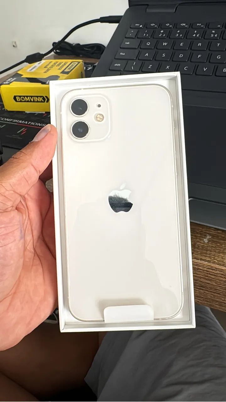 iPhone 12 128Gb branco tudo original  - Foto 4