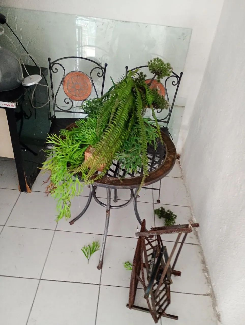 Conjunto de 6 Mesas imbuia 