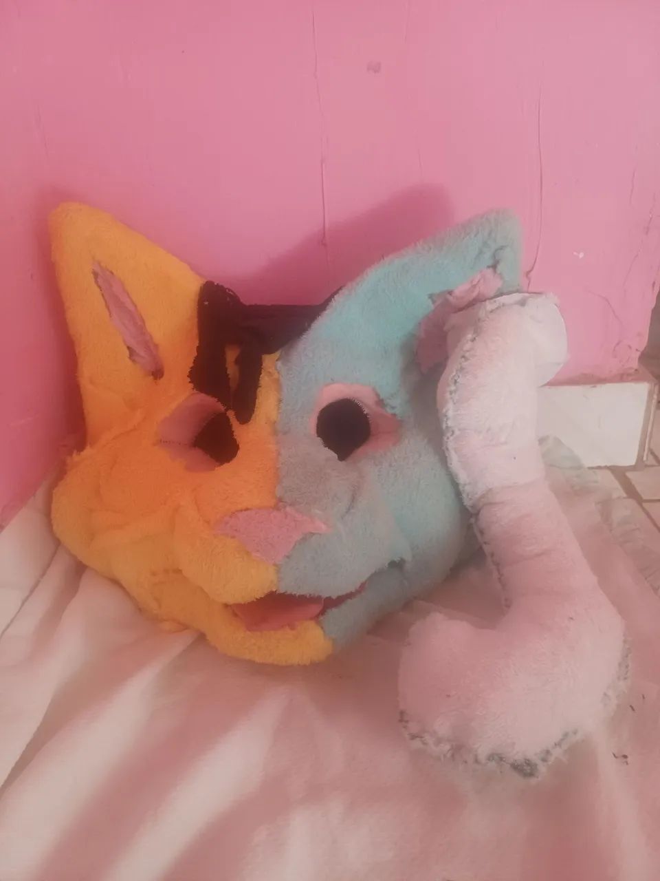 Máscara de gato e cauda  - Foto 2