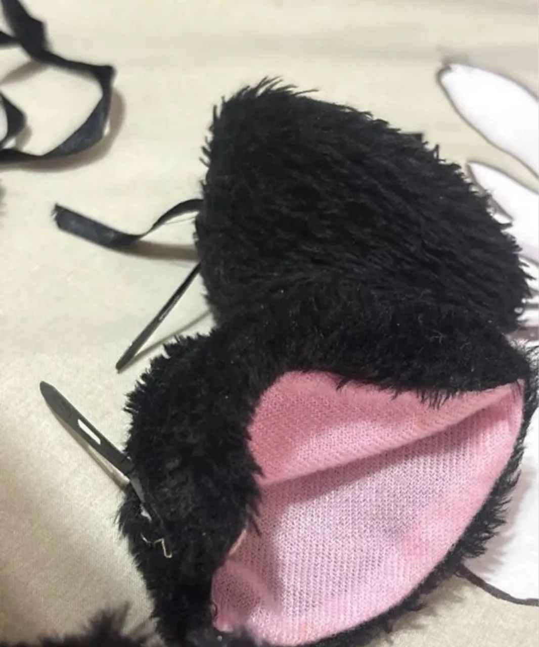 kit fantasia gatinha preto e rosa - Foto 2
