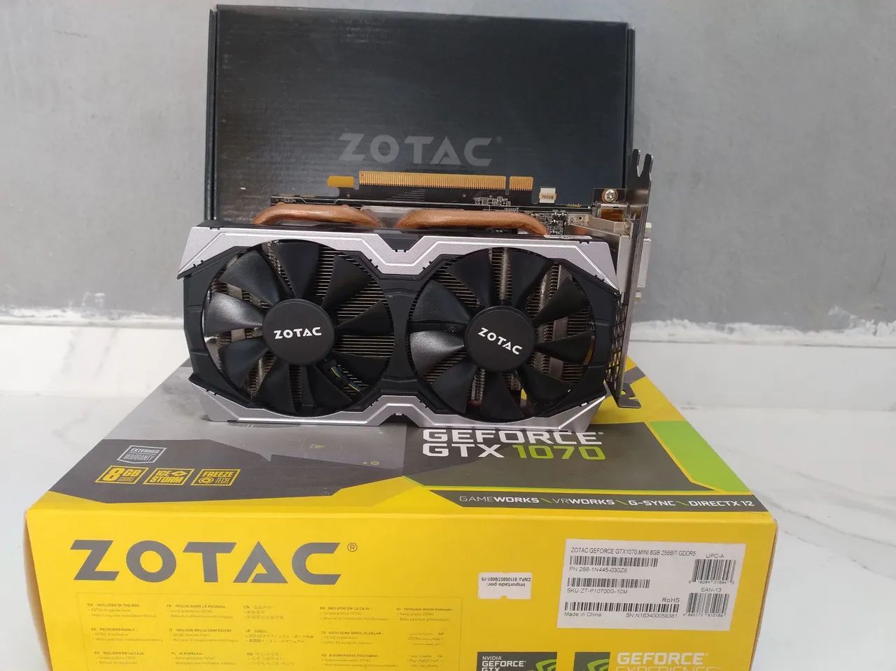GTX 1070 zotac mini 8gb - Placas de Vídeo - Vila Esportiva