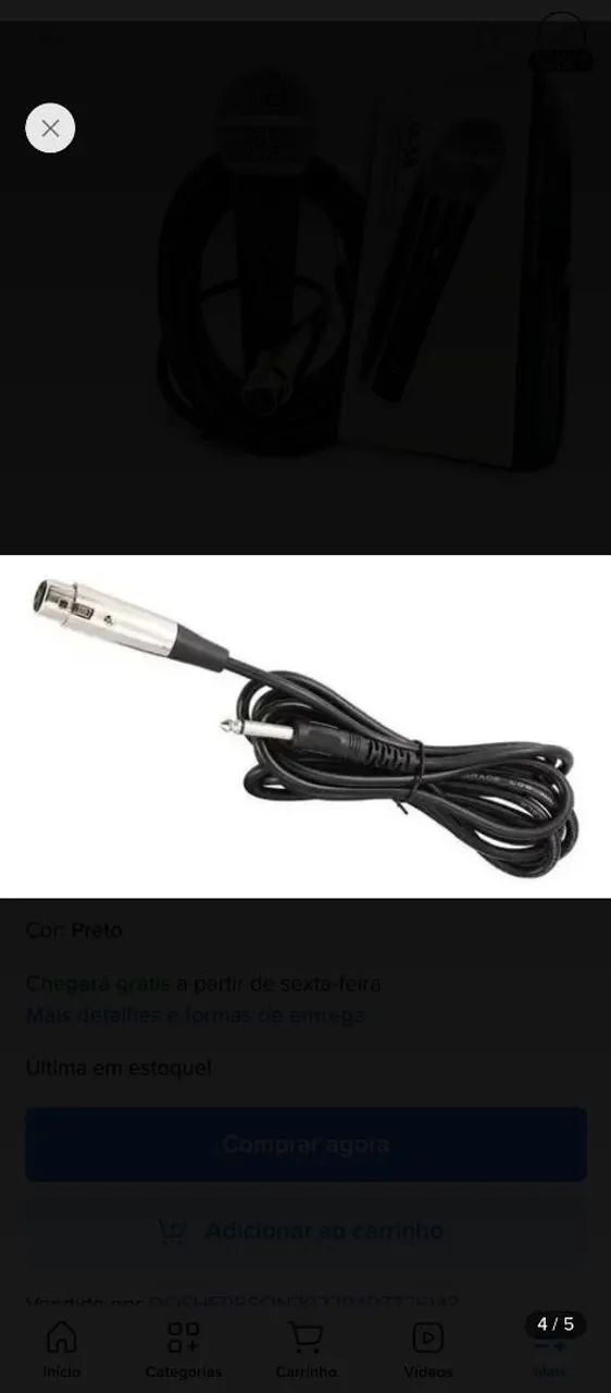 Microfone dinâmico promoção relâmpago  - Foto 3