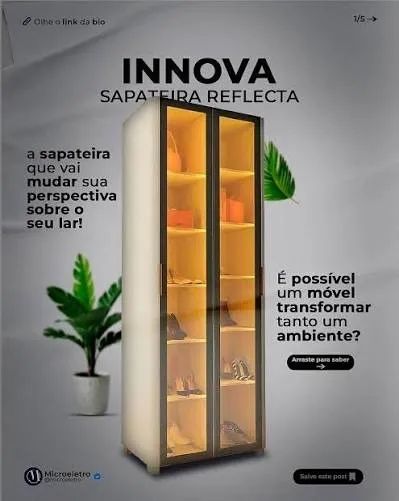 Sapateira Reflecta -Entrega Grátis - - Foto 2