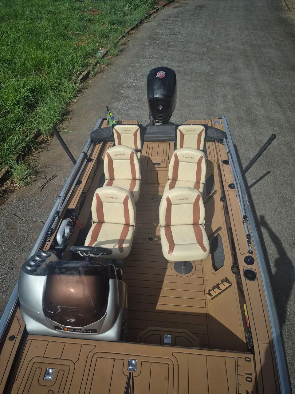 Lancha barco de pesca lazer - Foto 3