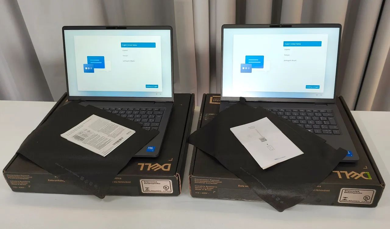 Par de Notebook's DELL PRO CORE 7 PC14250 NOVOS NA CAIXA