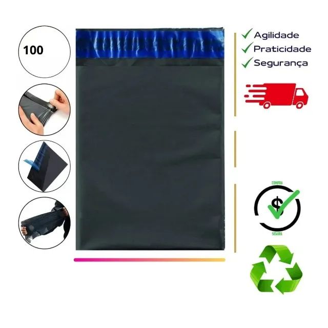 Envelope de Segurança Embalagem Envio 20x30 - Foto 2
