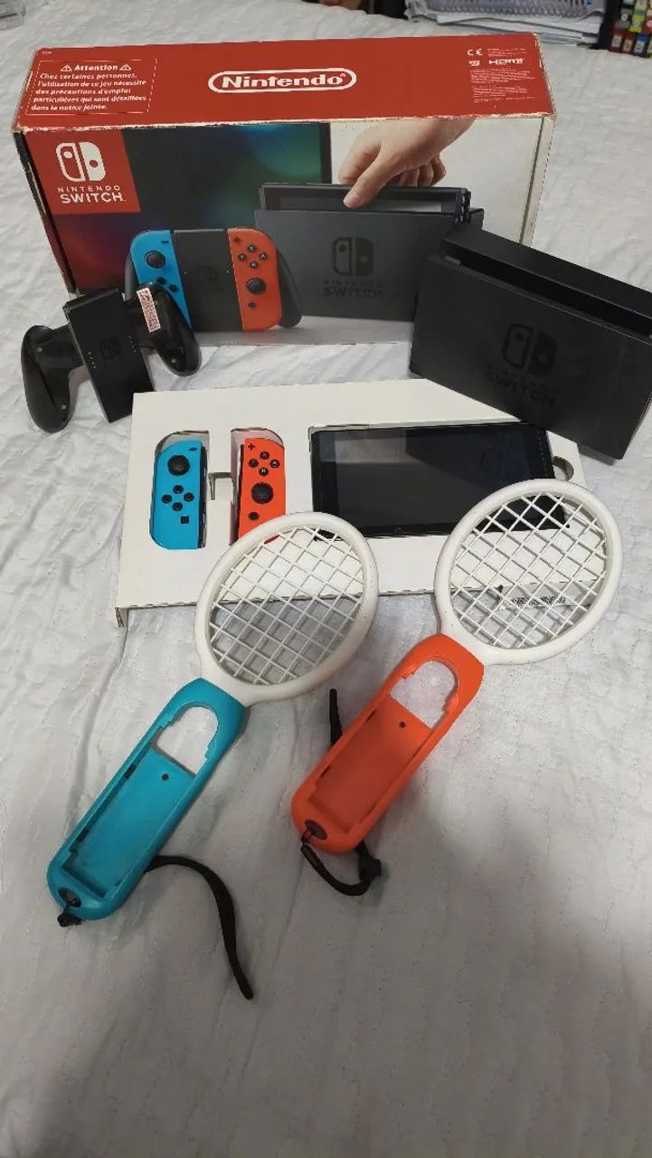 Nintendo Switch (Desbloqueado e Usado) LEIA A DESCRIÇÃO!