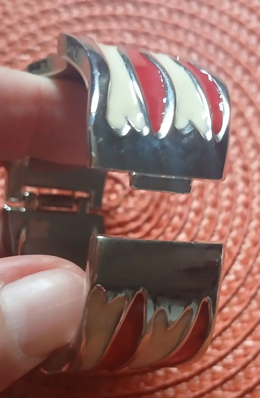 Relógio analógico americano com pulseira de pressão,  antiguidade - Foto 5