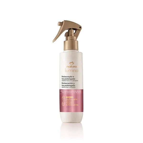 Spray de Aminoácidos Pré-Secagem Natura Lumina Restauração e Liso Prolongado - Foto 3