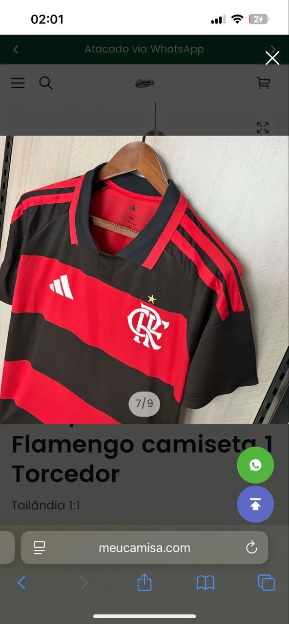 Camisa do Flamengo nova 2026 - Foto 2