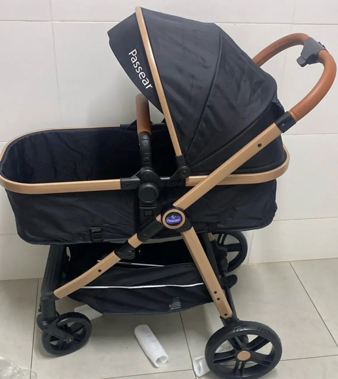 Carrinho de Bebê /3em 1 (Moisés c/-Bebe conforto integrado  - Foto 2