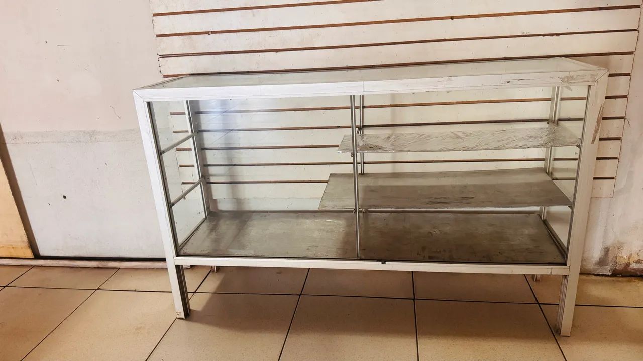 Vitrine de vidro e alumínio 100 - Foto 5