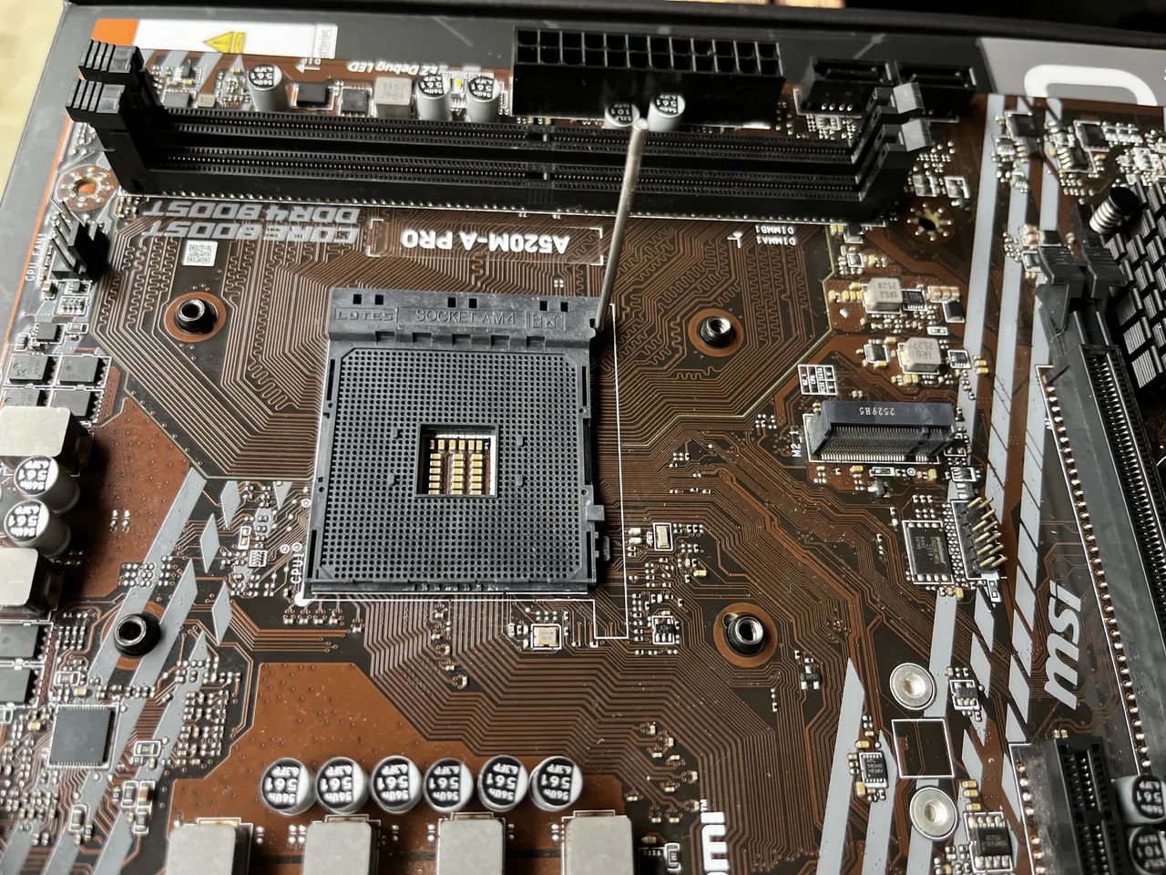 Placa Mae MSI A520M-A PRO AM4 DDR4 - Foto 2