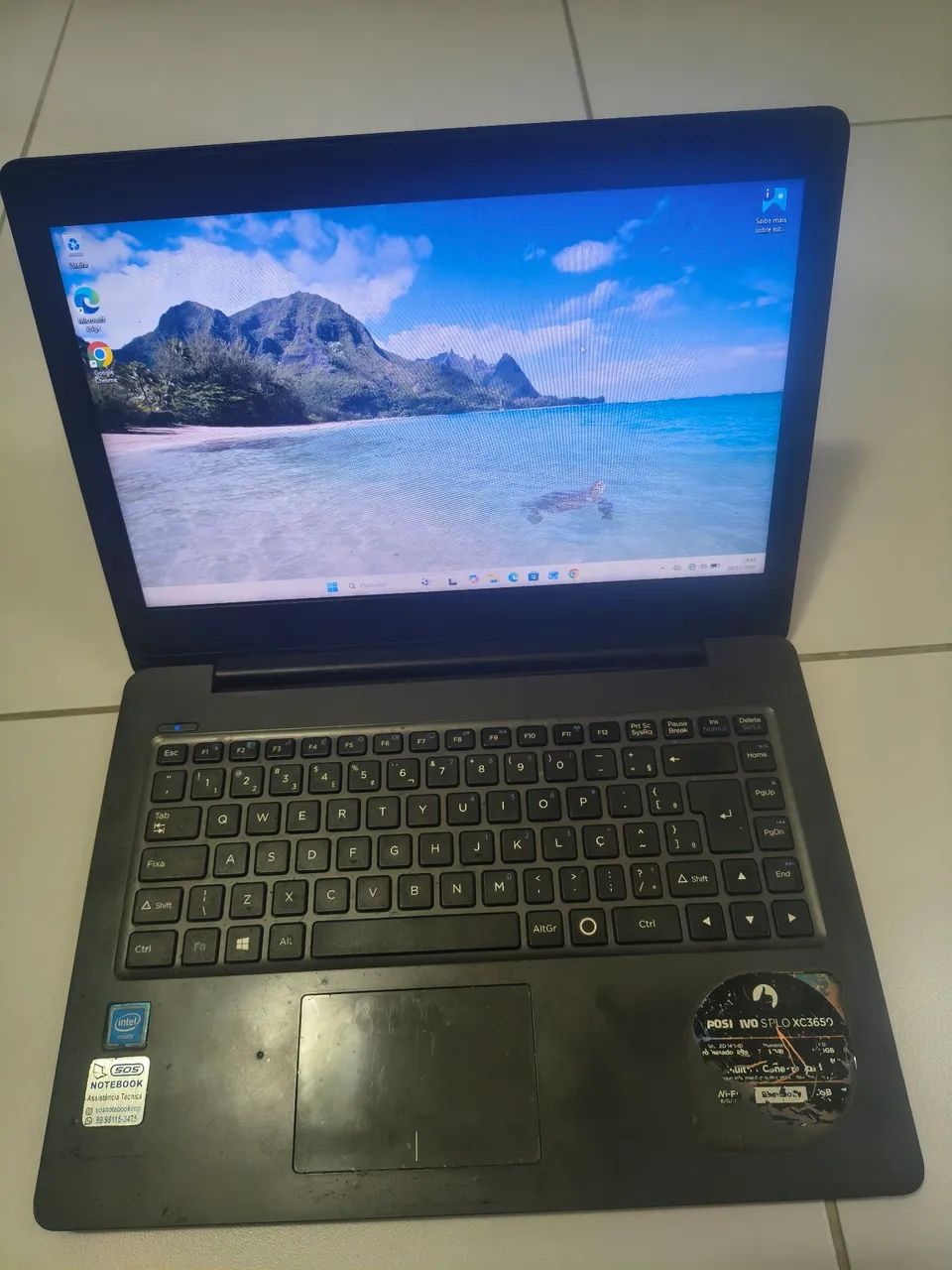Notebook  bem usado. RECENTEMENTE colocado SSD para aumentar desempenho. 