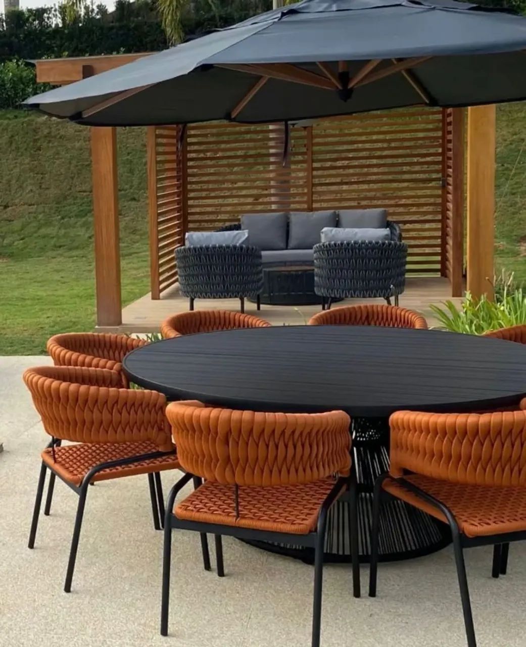Balanços,sofás,mesas,chaises,poltronas produzidos em cordas náuticas,requinte e qualidade. - Foto 4