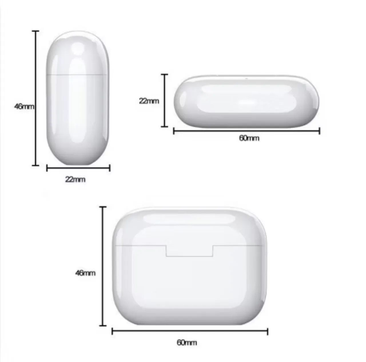 Fone de Ouvido Sem Fio Airpods PRO 6 Bluetooth Pop-Up para iOS e Android - Foto 3