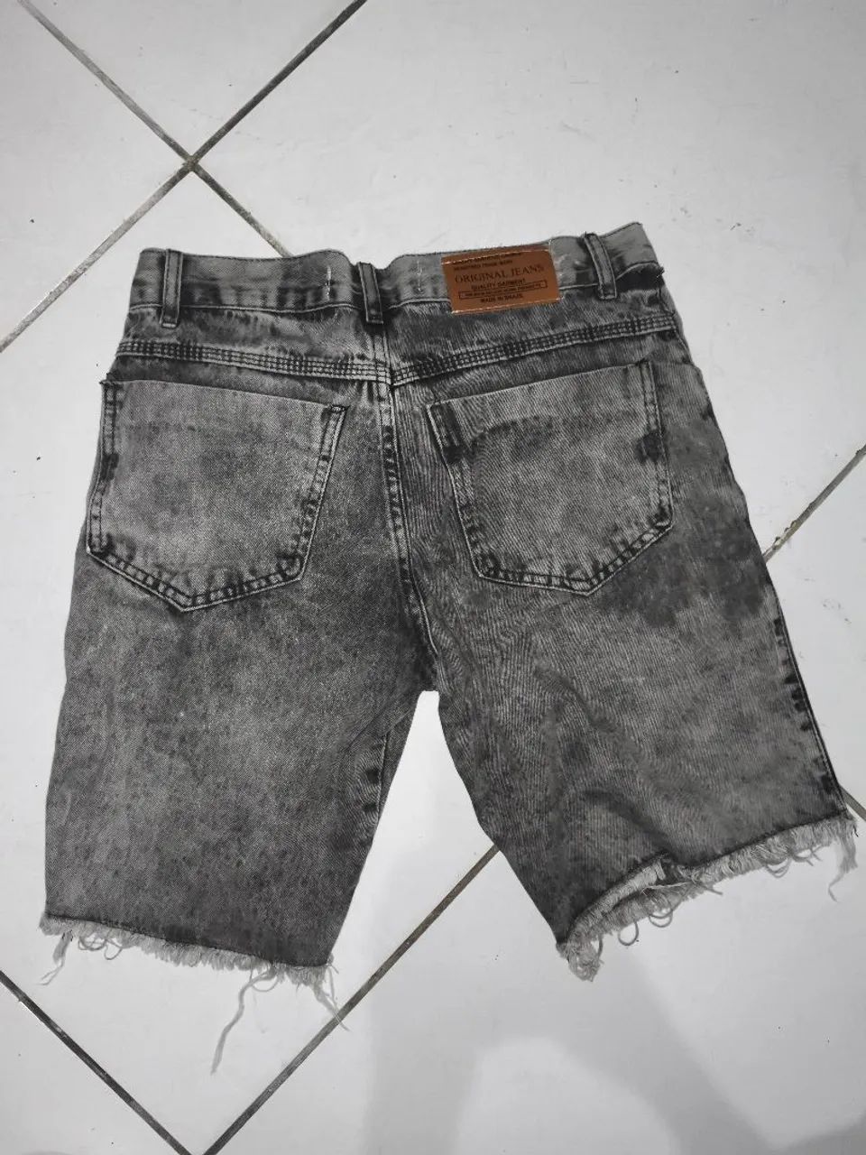 BERMUDA JEANS masculina cor grafite (original jeans)  - Foto 2
