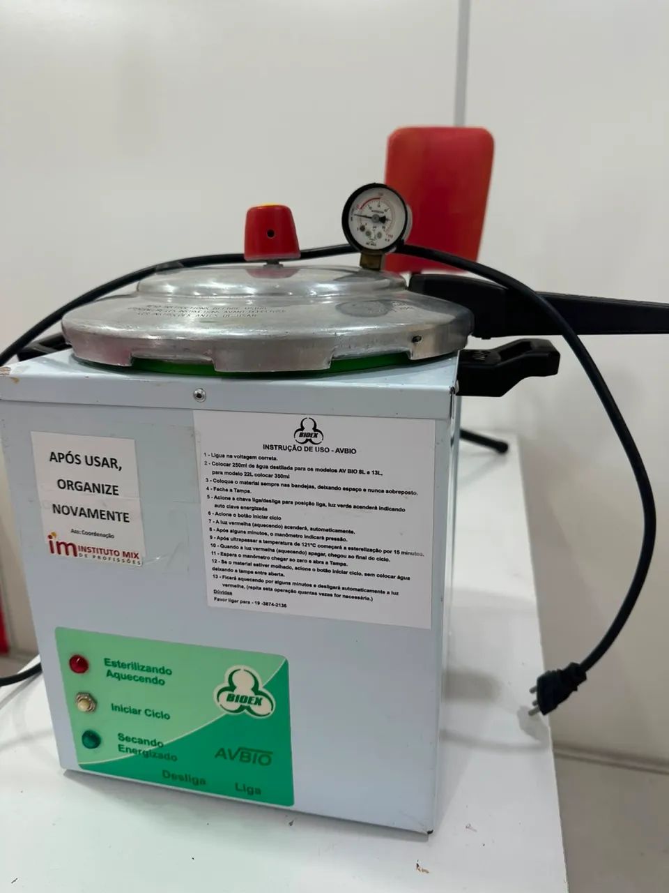 Autoclave Bioex AVBIO, de 8 litros 
