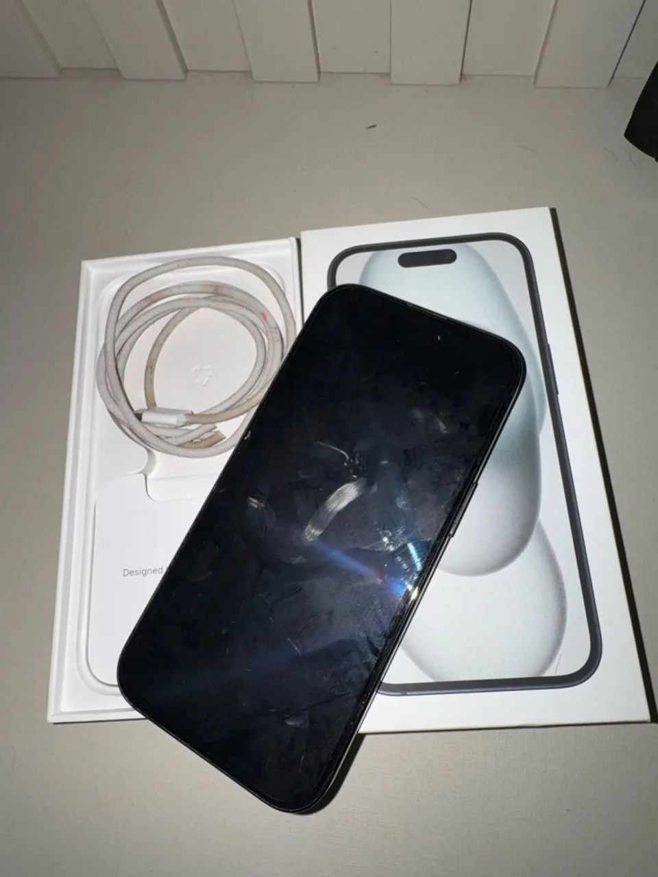 iphone 15 preto 128 gb usado - Foto 3
