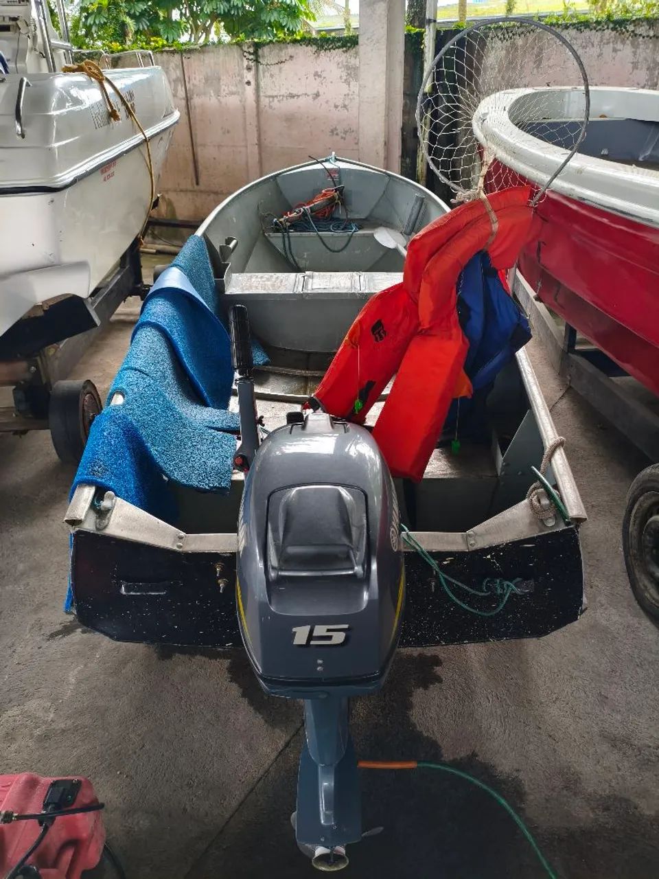 Barco Karib 4,20m alum.com motor 15hp Yamaha 2020 - Foto 3