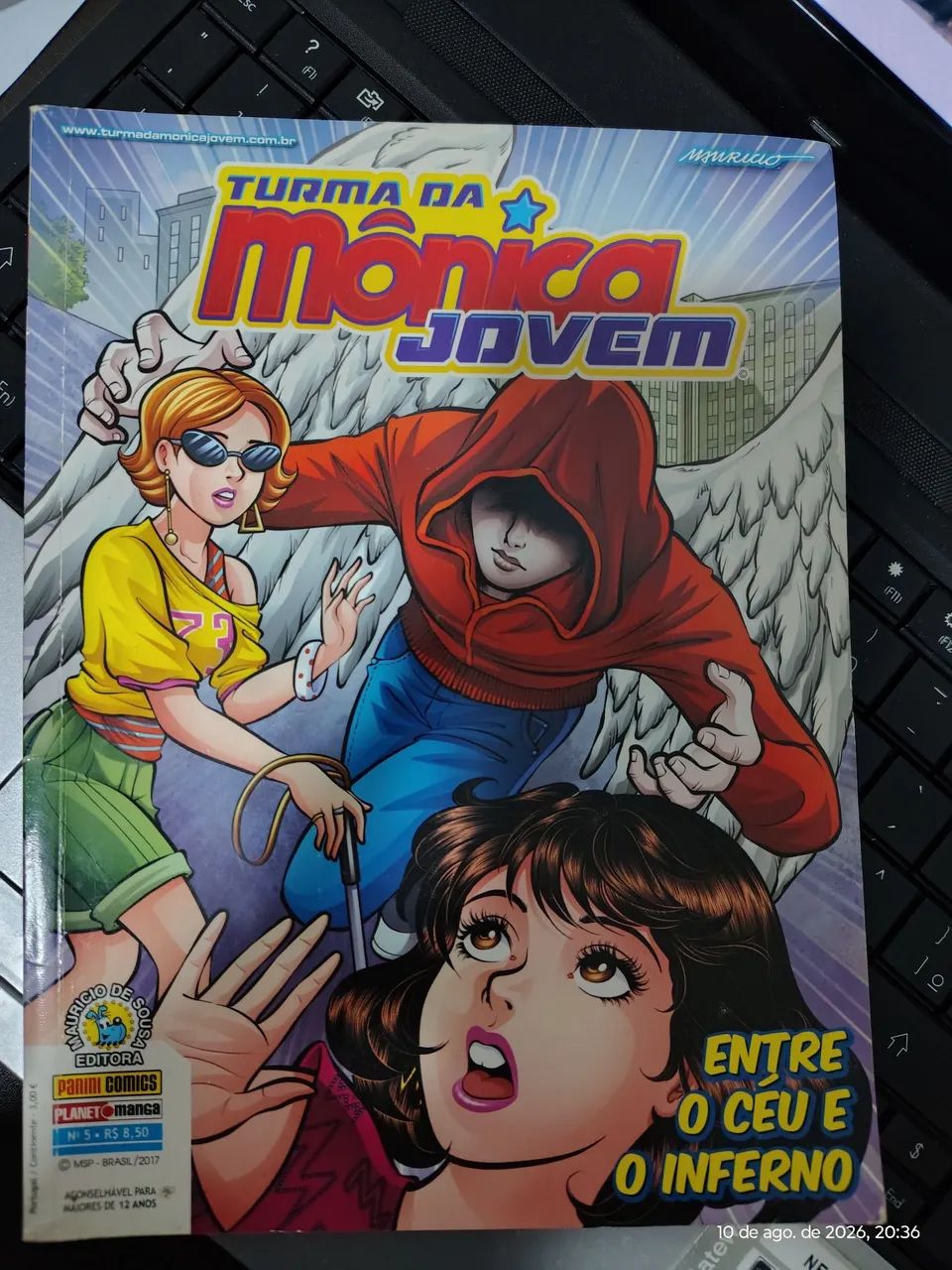 Lote com 5 primeiros mangás Turma da Mônica fase 2, números 1 2 3