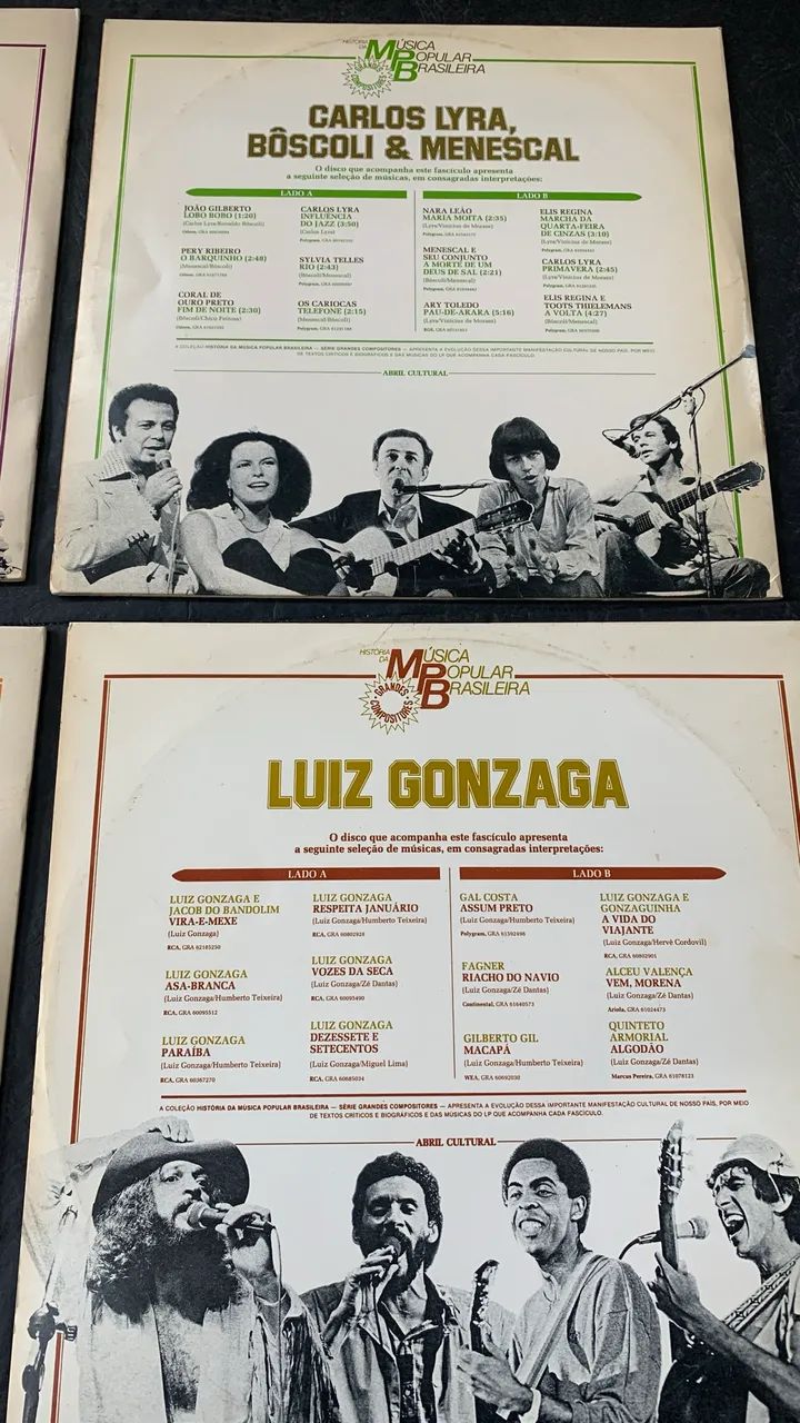 Grandes Compositores e seus intérpretes, da Bossa Nova ao Baião , 6 LPs  - Foto 2