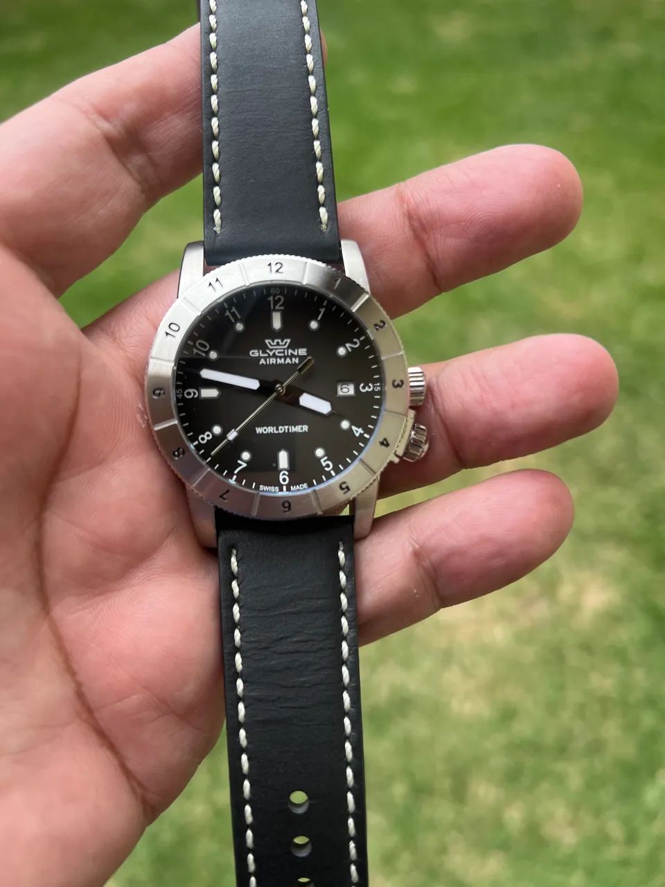 Relógio GLYCINE AIRMAN WORLDTIMER - Foto 2
