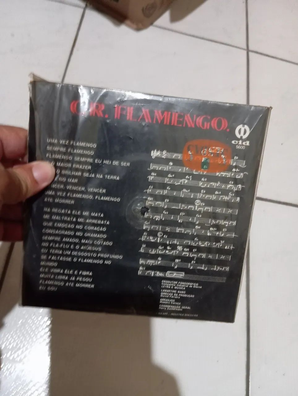 Vinil pequeno do flamengo  - Foto 2