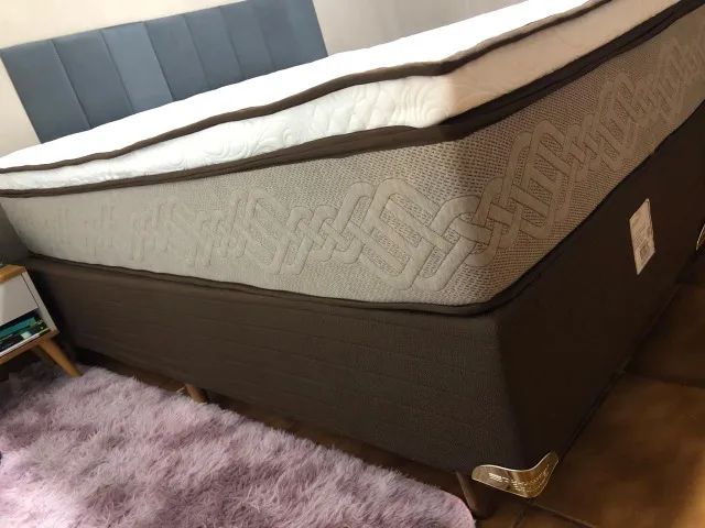 Cama king size com base - Foto 2
