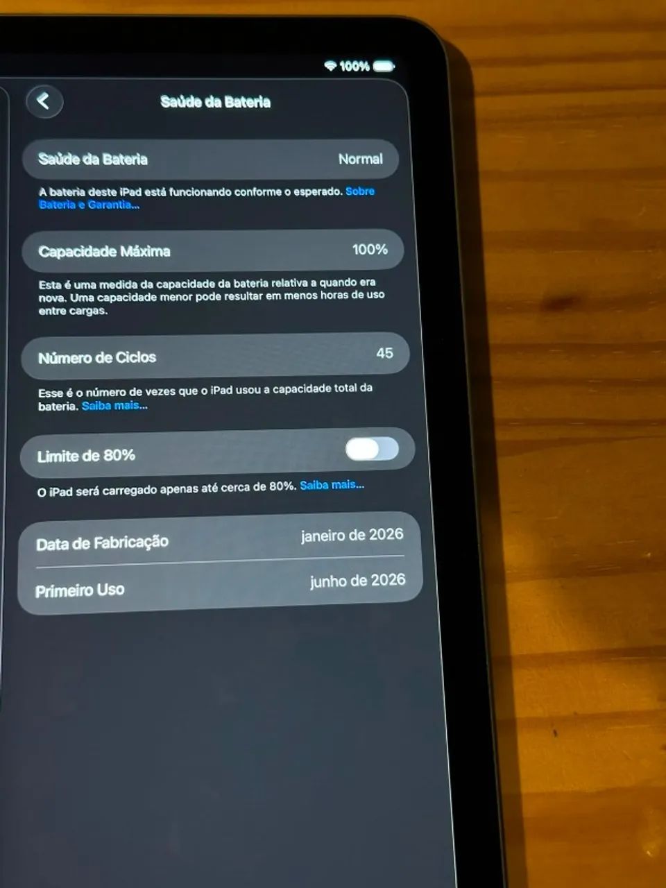 iPad Air 11 M4 (128gb) - Perfeito Estado com Garantia Apple - Foto 3