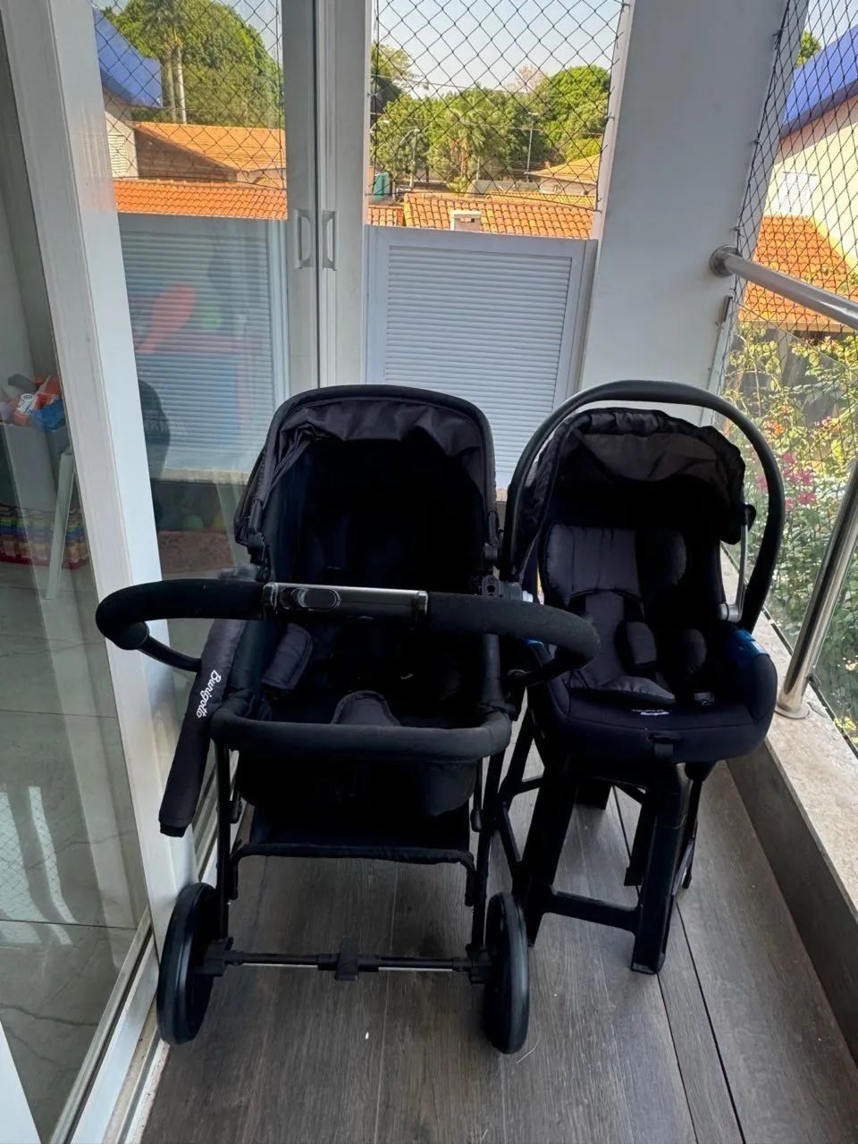 Bebê conforto e carrinho - Foto 4
