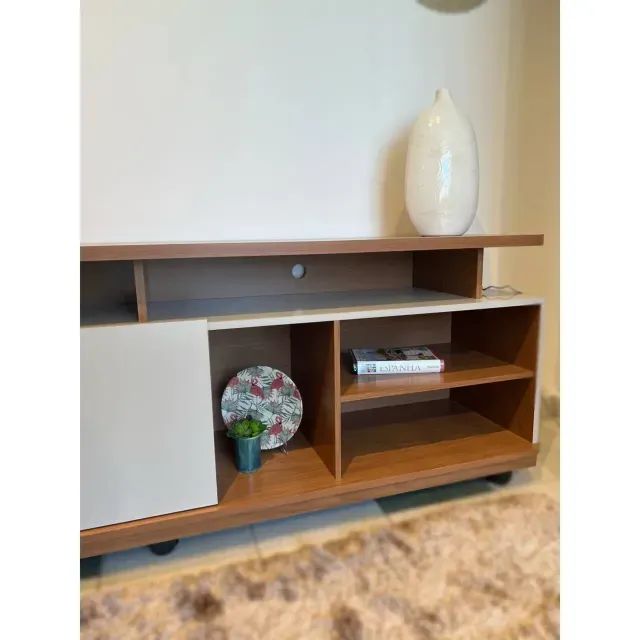 Rack Bancada Jurere 1.8 para Tvs até 75 Polegadas- Entrega Rápida - Foto 4