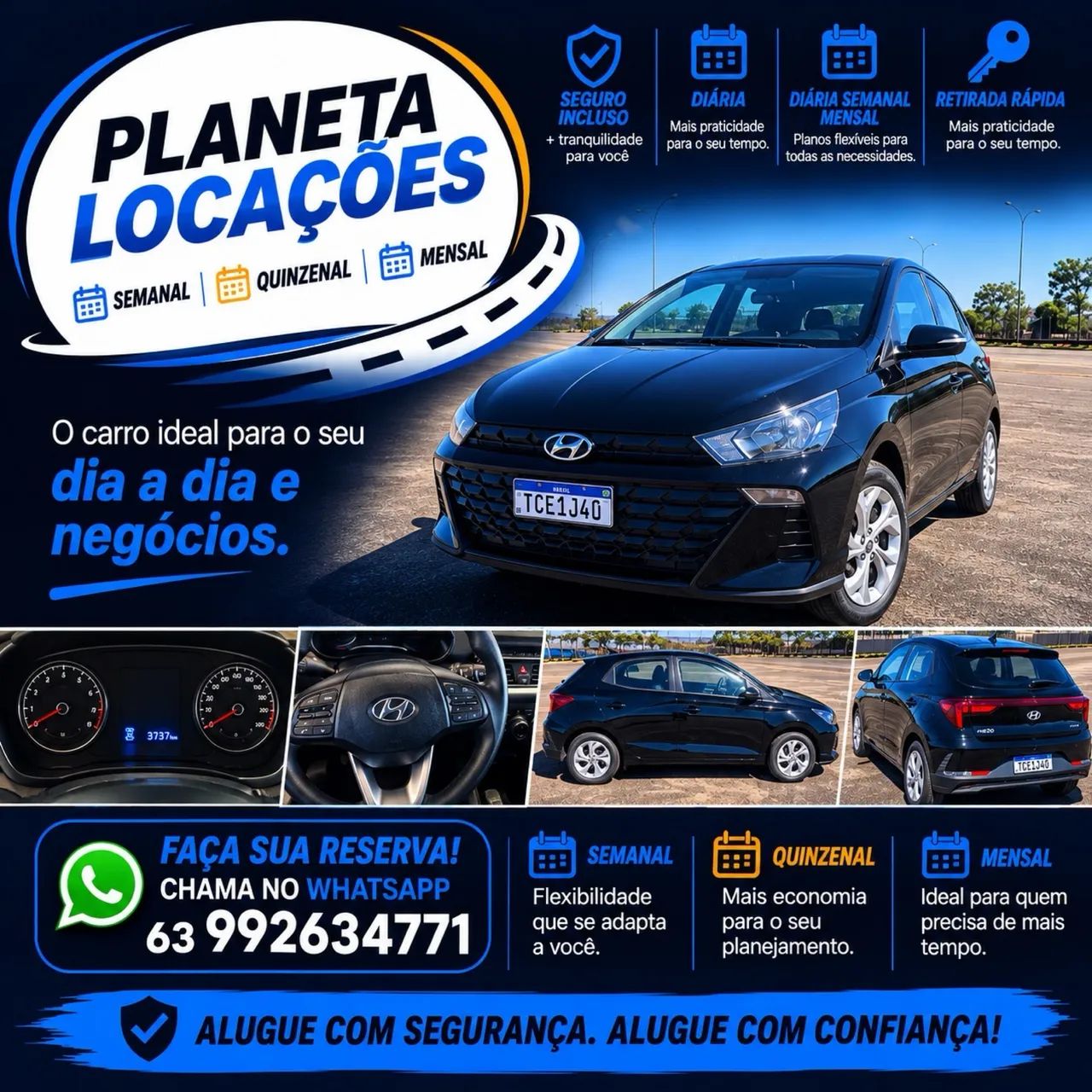 Locação de veículos 