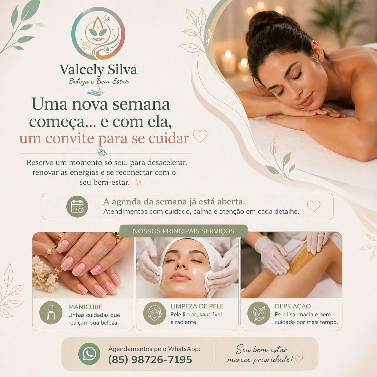 Limpeza de Pele Depilação Manicure e pedicure - Foto 3