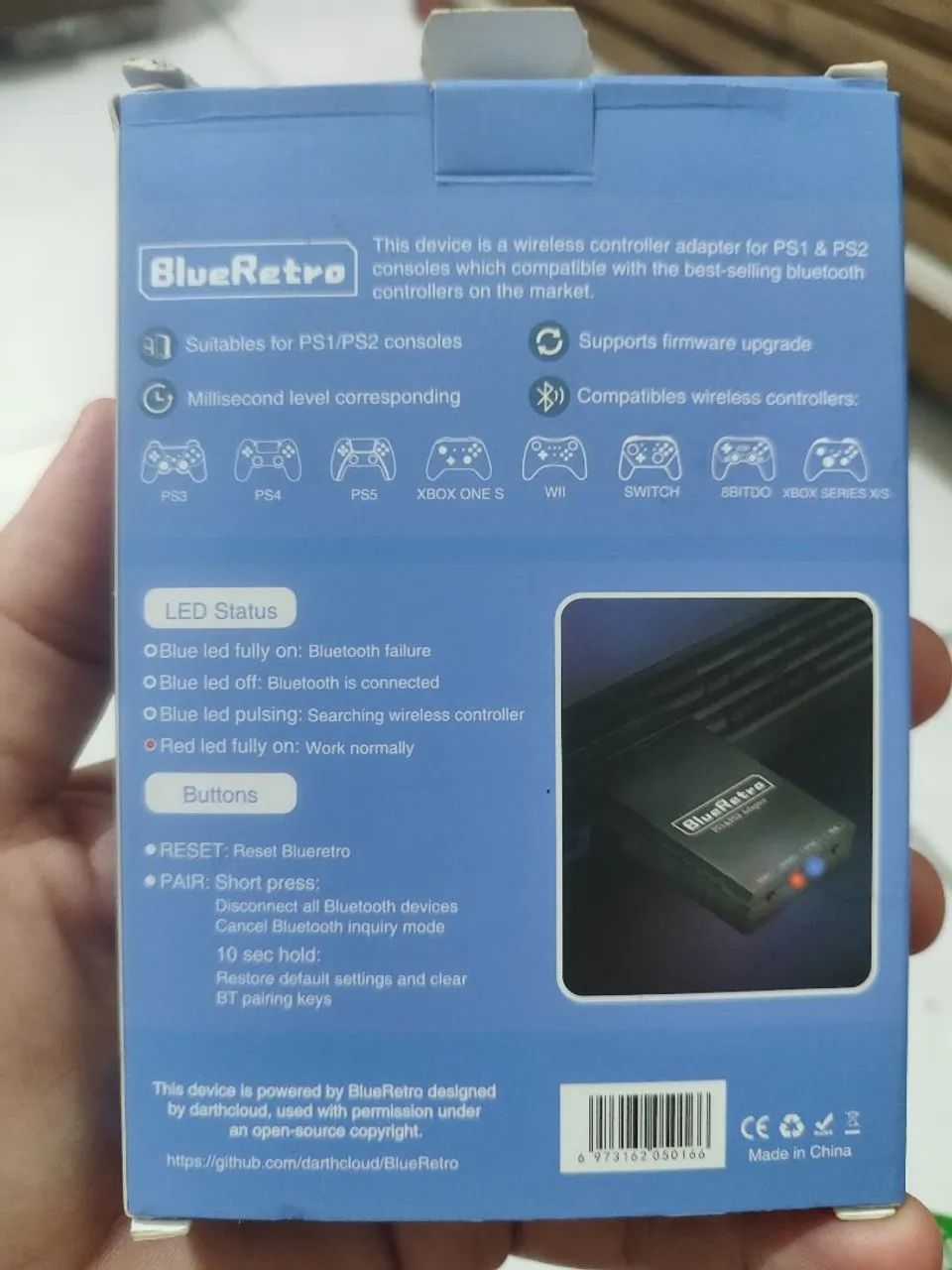 Blue Retro para Ps1 ou Ps2 - Foto 2