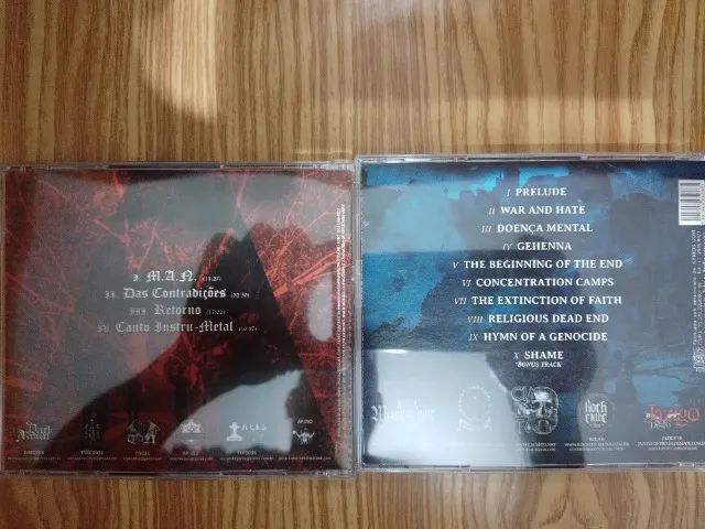 cd metal black metal aasverus e necrobiotic - Foto 2