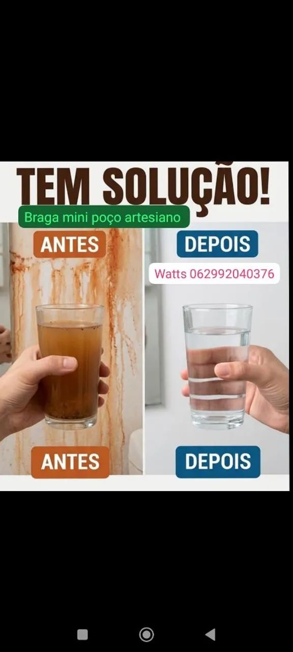 Manutenção e perfuração em poços artesiano 