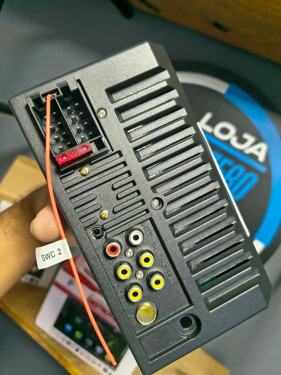 Central multimídia 7 pol - Android auto + câmera de ré  - Foto 3