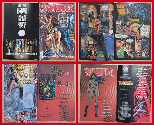 Hq Vampirella - Hemorragia N° 1 - Editora Atitude -1999 - Foto 4