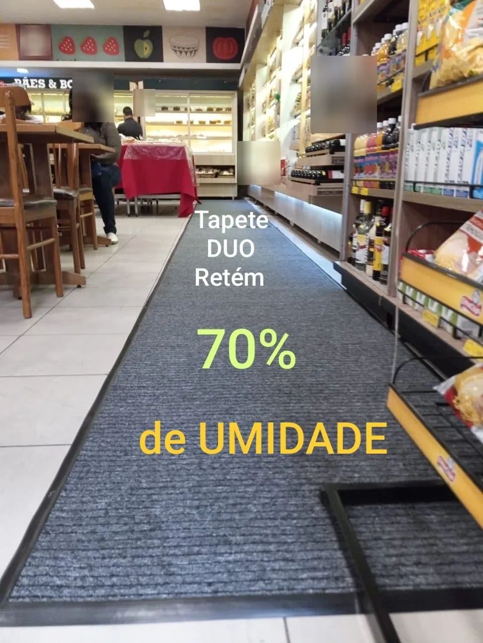 Tapete que RETÉM UMIDADE 