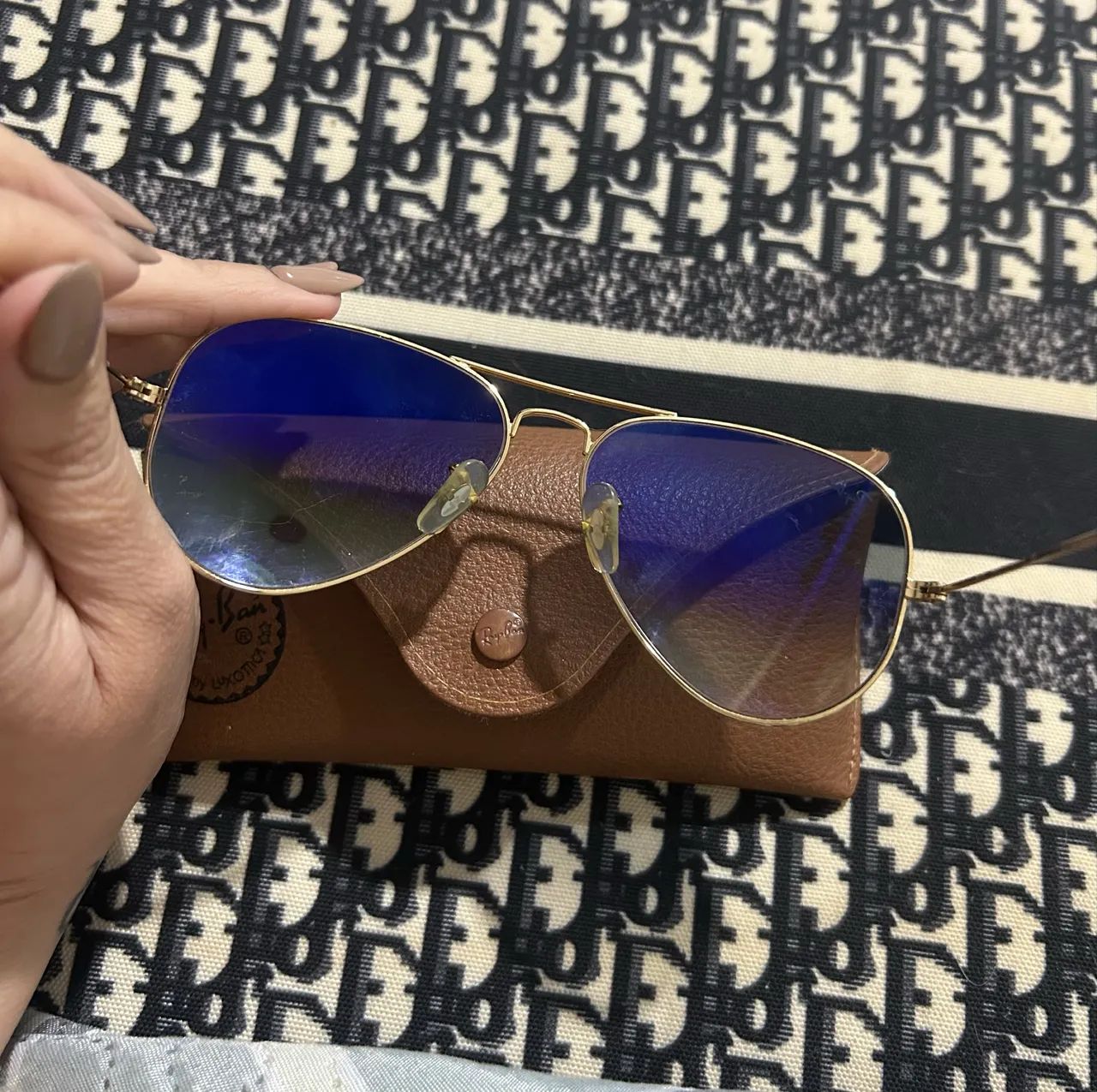 Ray Ban aviador azul original  - Foto 3