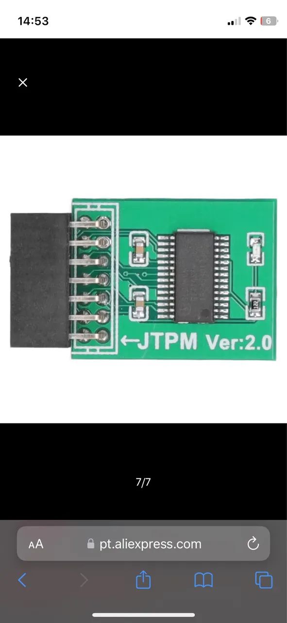 Modulo MSI TPM 2.0 14 pinos - Foto 4