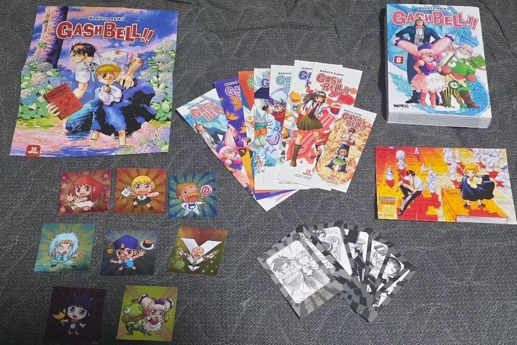 Mangá Gash Bell mpeg 1 ao 6 + brindes (leia o anúncio) - Foto 2