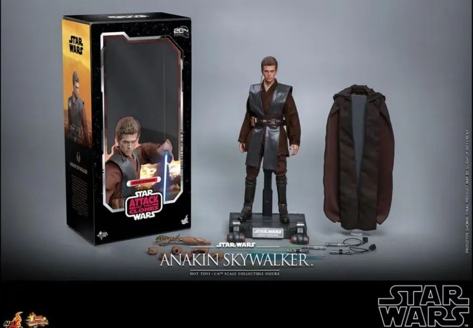 Hot toys Anakin Skywalker episódio 3 clone Wars ataque dos clones