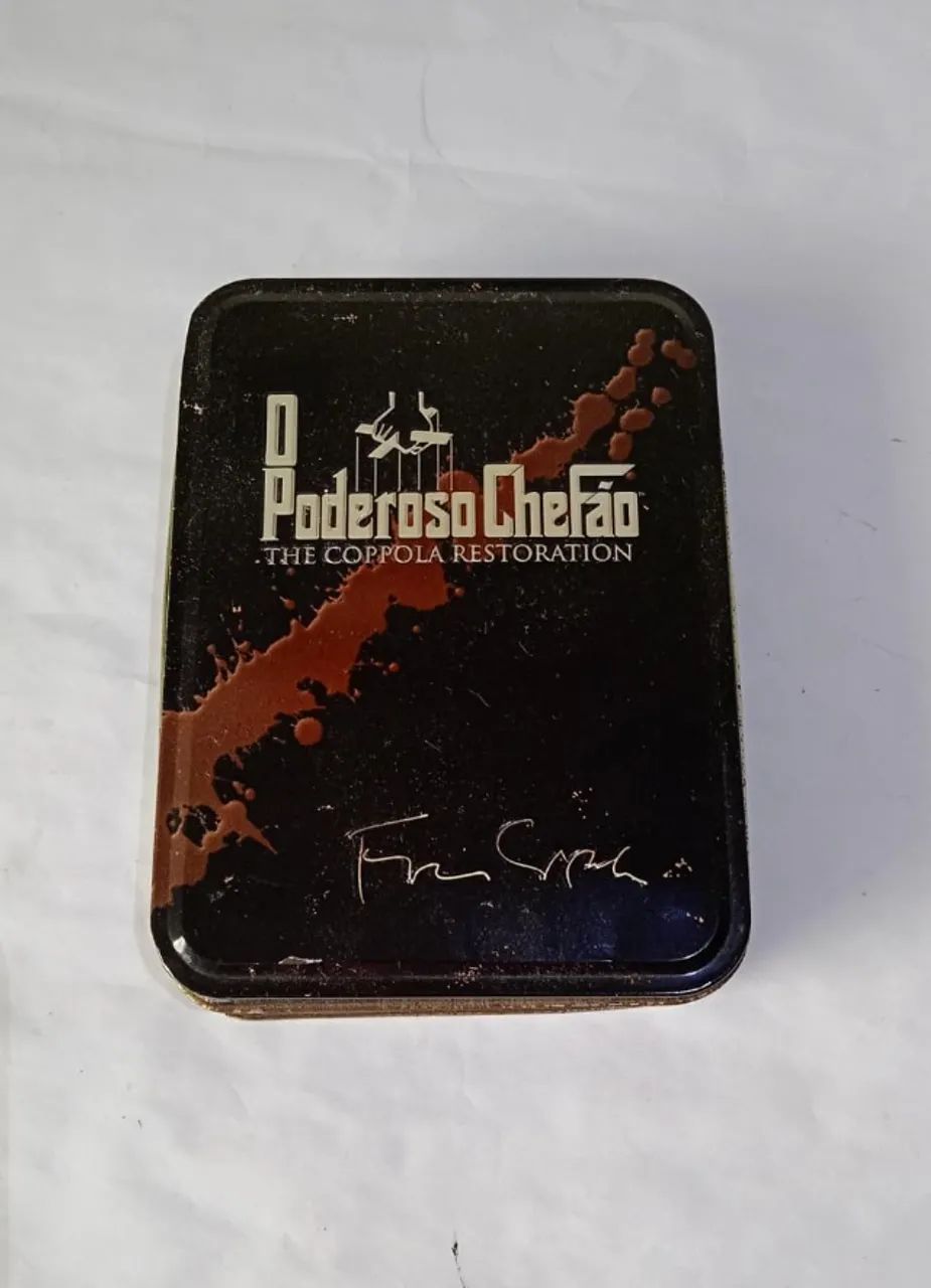 Coletânea Poderoso  Chefão 04 DVDs  na Lata. 